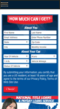 Mobile Screenshot of 123credittitleloans.com